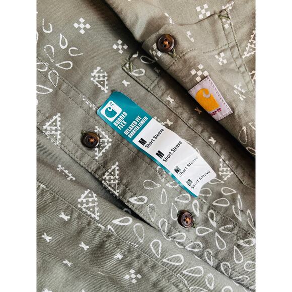 Carhartt Rugged Flex Relaxed-Fit Lightweight Shirt - Picture 5 of 8